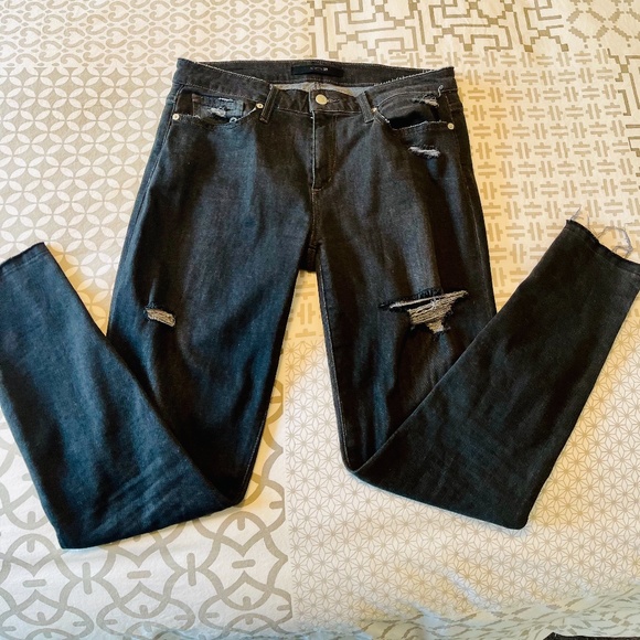 Womens Joe Black Denim jeans with frayed hem and lots of stretch - Picture 3 of 14